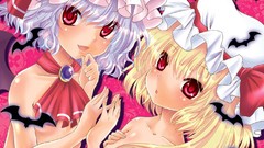 Blondes touhou wings topless