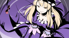 Blondes touhou yellow eyes