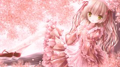 Blondes Trees dress Flowers