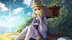 Blondes video games clouds