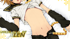 Blondes vocaloid beds kagamine