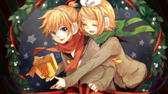 Blondes vocaloid blue eyes