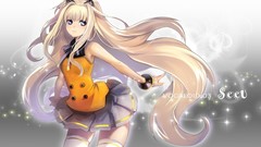 Blondes vocaloid blue eyes