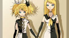 Blondes vocaloid gloves kagamine