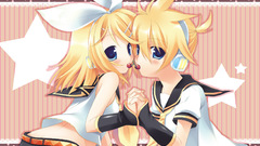 Blondes vocaloid twins kagamine