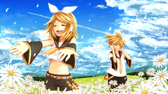 Blondes vocaloid twins kagamine