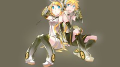Blondes vocaloid twins kagamine