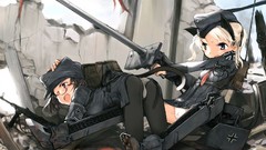 Blondes War blue eyes