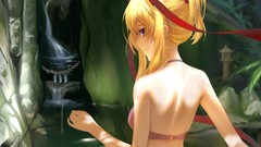 Blondes water nature touhou