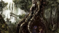 Blondes water nature touhou