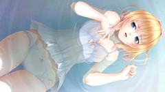 Blondes water touhou panties