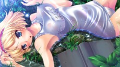 Blondes water touhou paper