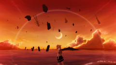 Blondes water vocaloid moon