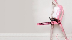 Blondes white background