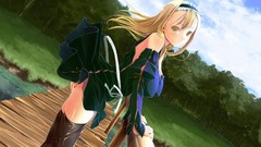 Blondes wind skirts pixiv