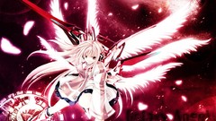 Blondes wings long hair