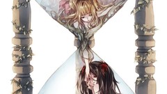 Blondes wings long hair