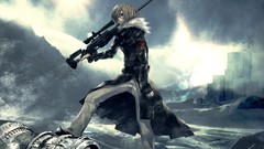 Blondes winter snow Guns