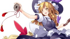 Blondes witch touhou dress