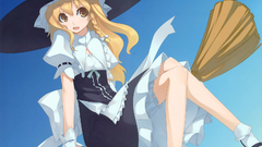 Blondes witch touhou dress