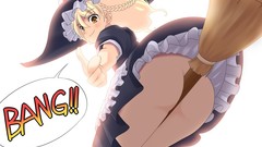 Blondes witch touhou ecchi