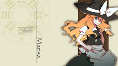 Blondes witch touhou kirisame