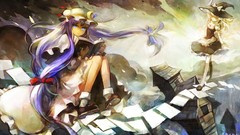 Blondes witch touhou paper