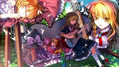 Blondes witch touhou wings