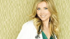 Blondes woman Actress scrubs