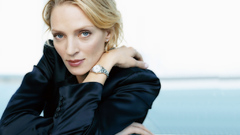 Blondes woman Actress Uma