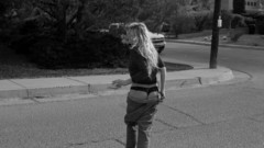 Blondes woman ass models