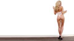 Blondes woman ass models