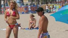 Blondes woman bikini Actress