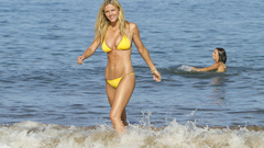 Blondes woman bikini brooklyn