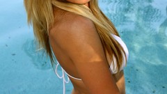 Blondes woman bikini Jessica