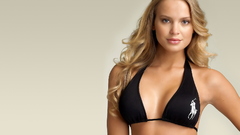 Blondes woman bikini models