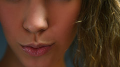 Blondes woman blue eyes