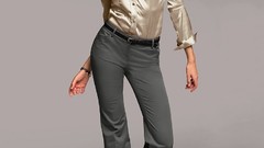 Blondes woman blue eyes