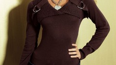 Blondes woman blue eyes