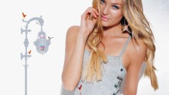 Blondes woman blue eyes