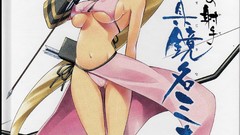 Blondes woman blue eyes