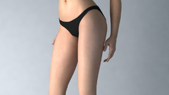 Blondes woman cgi 3D