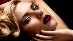 Blondes woman close-up Scarlett