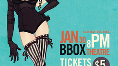 Blondes woman corset burlesque