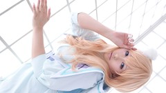 Blondes woman cosplay asians