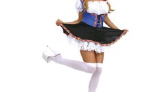 Blondes woman cosplay costume