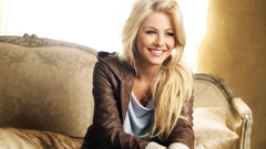 Blondes woman couch jackets