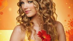 Blondes woman dress Flowers