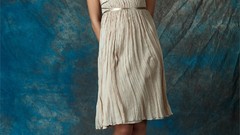 Blondes woman dress models