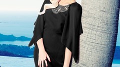 Blondes woman dress pixie